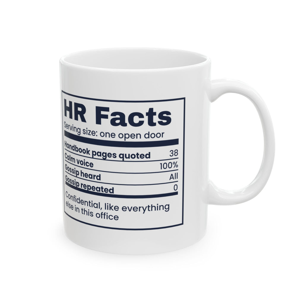 Funny Human Resources Mug HR Facts Gossip Heard All For HR Managers