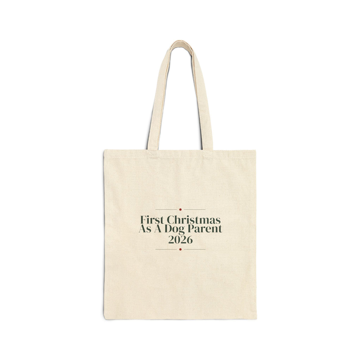 Dog Parent Christmas Tote Bag First Christmas As A Dog Parent 2026