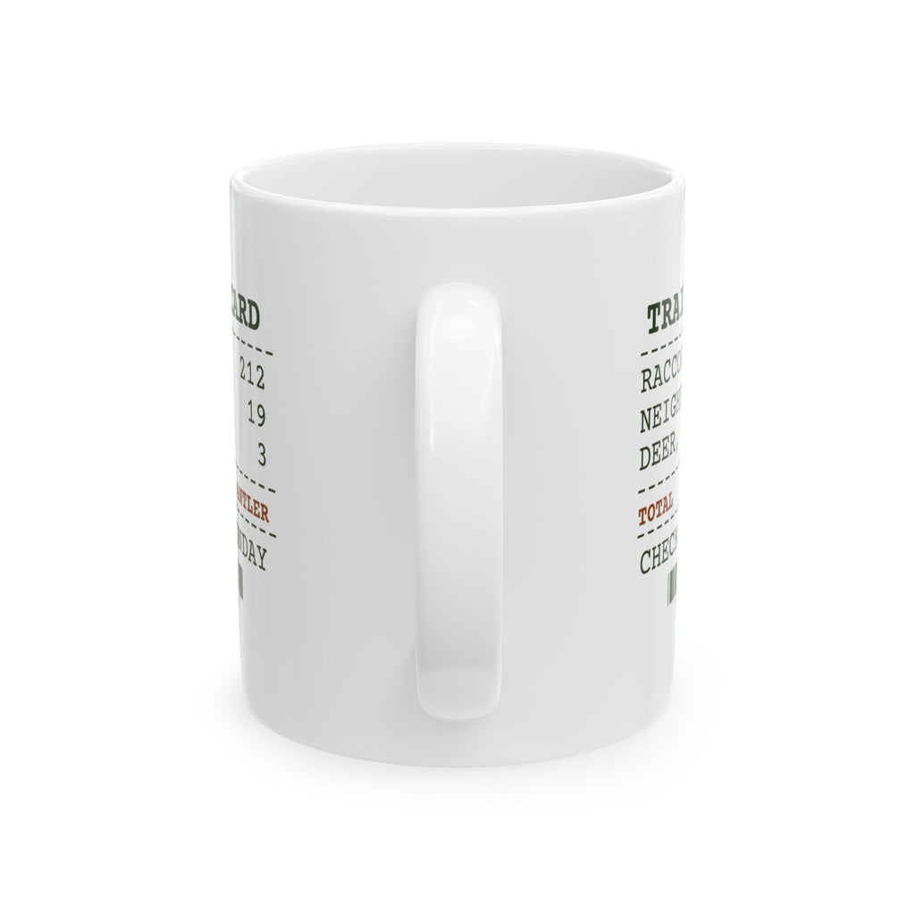 Funny Hunting Coffee Mug Trail Cam 212 Raccoons One Blurry Antler