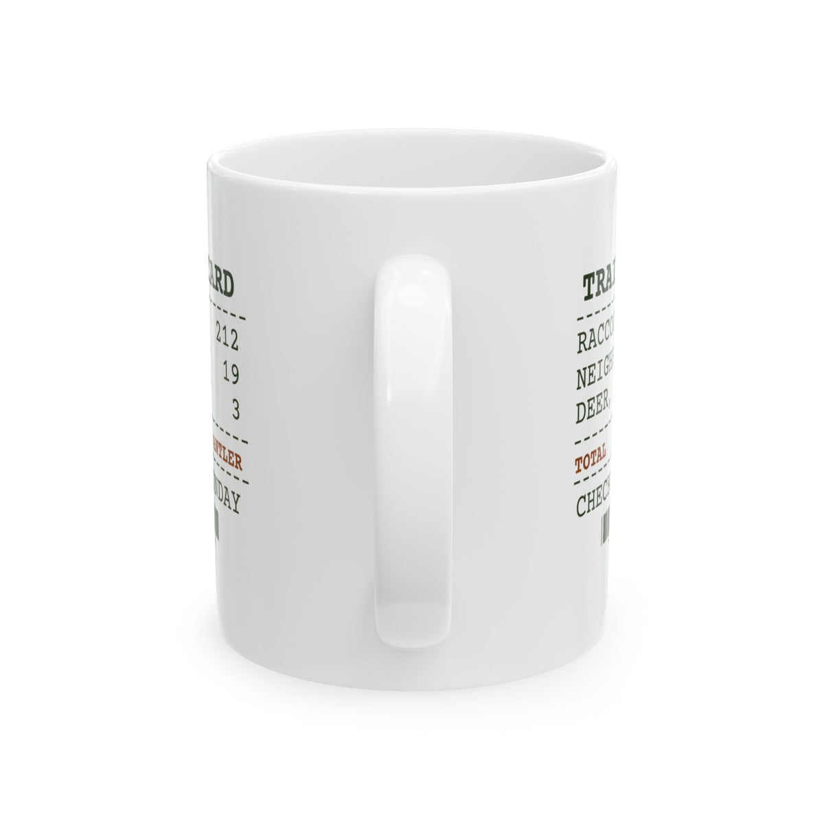 Funny Hunting Coffee Mug Trail Cam 212 Raccoons One Blurry Antler