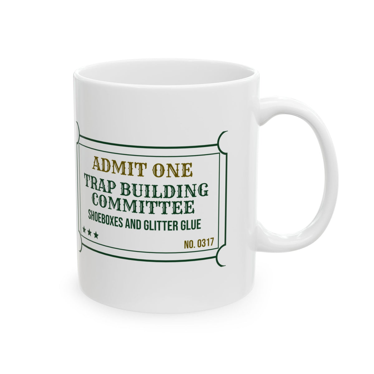 Funny St Patricks Mug Trap Building Committee