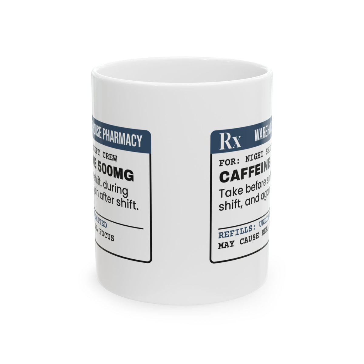 Night Shift Crew Coffee Mug Caffeine 500mg