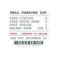 Funny Christmas Sticker Mall Parking Ordered It Online For Shoppers