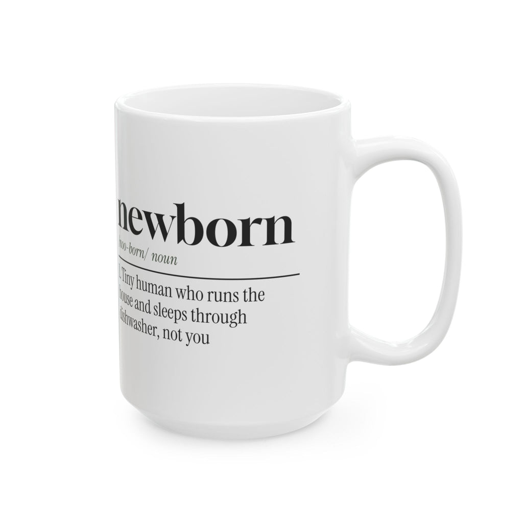 New Mom Coffee Mug Funny Newborn Dictionary For First Time Moms