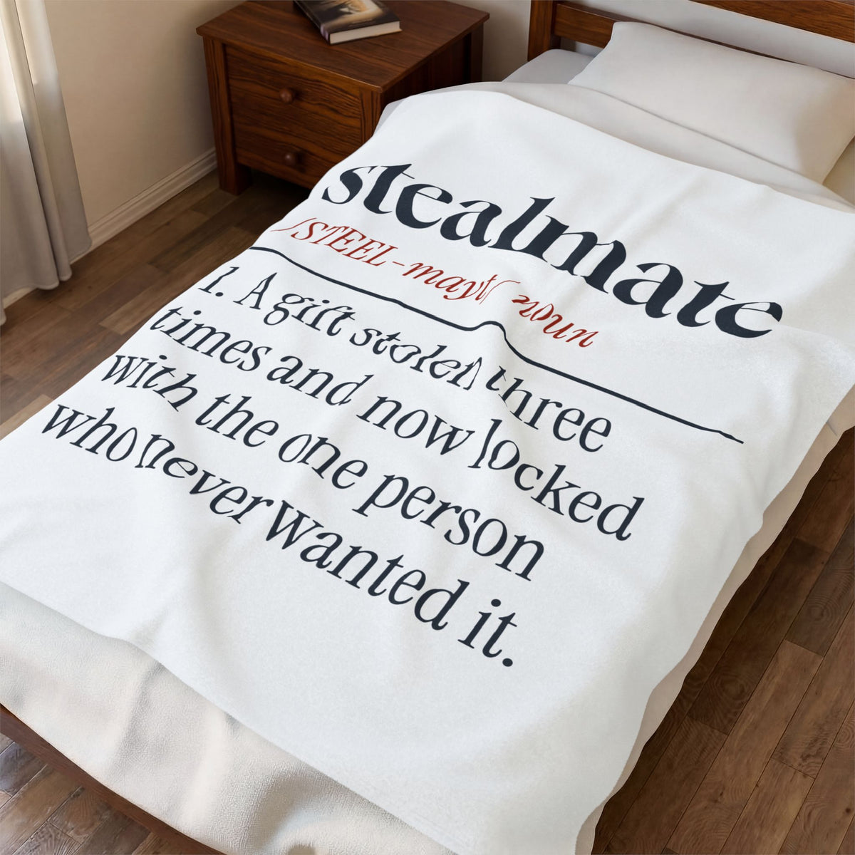 Funny White Elephant Throw Blanket Stealmate Locked With The Wrong Person