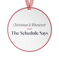 Funny Christmas Ornament For Nurses Christmas Is Whenever