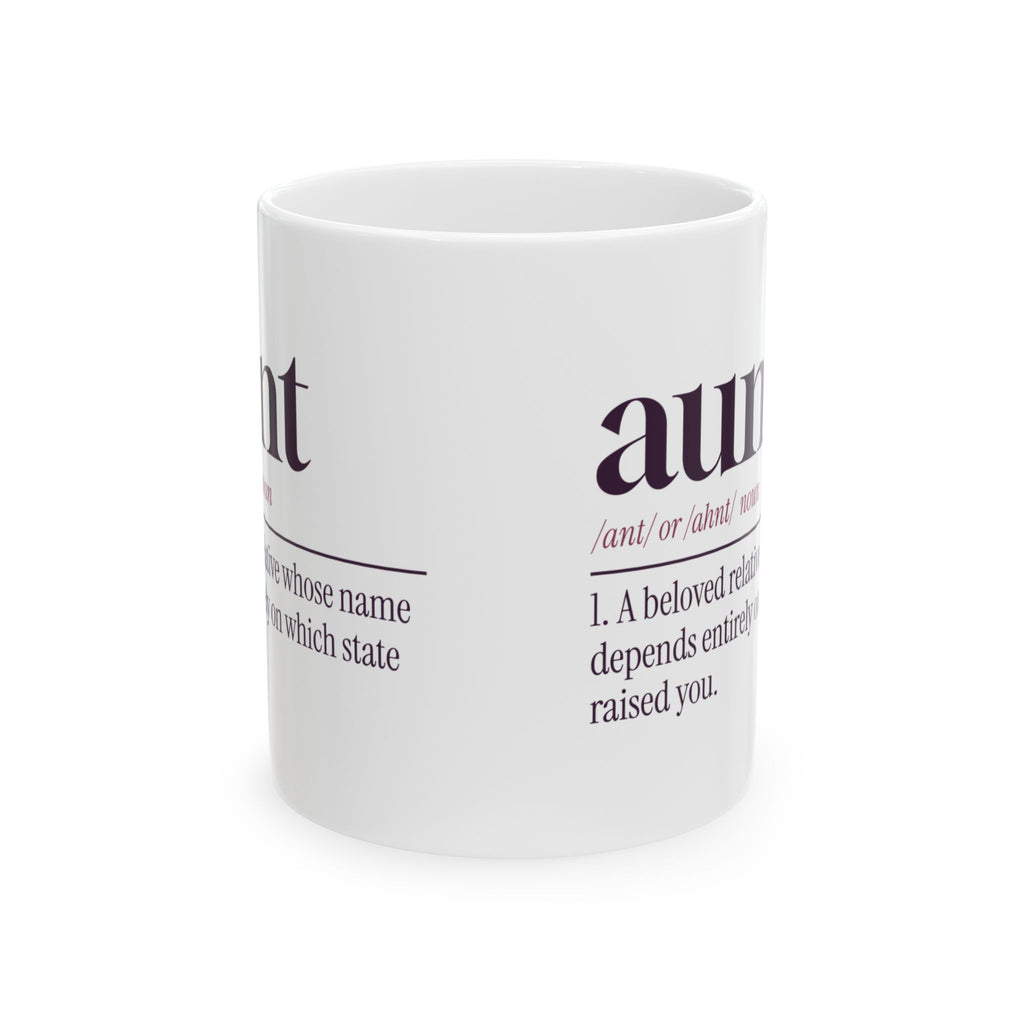 Funny Aunt Dictionary Mug Ant Or Ahnt Coffee Cup For Aunties