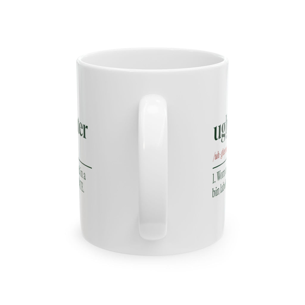 Funny Christmas Coffee Mug Ugly Sweater Definition Do Not Donate