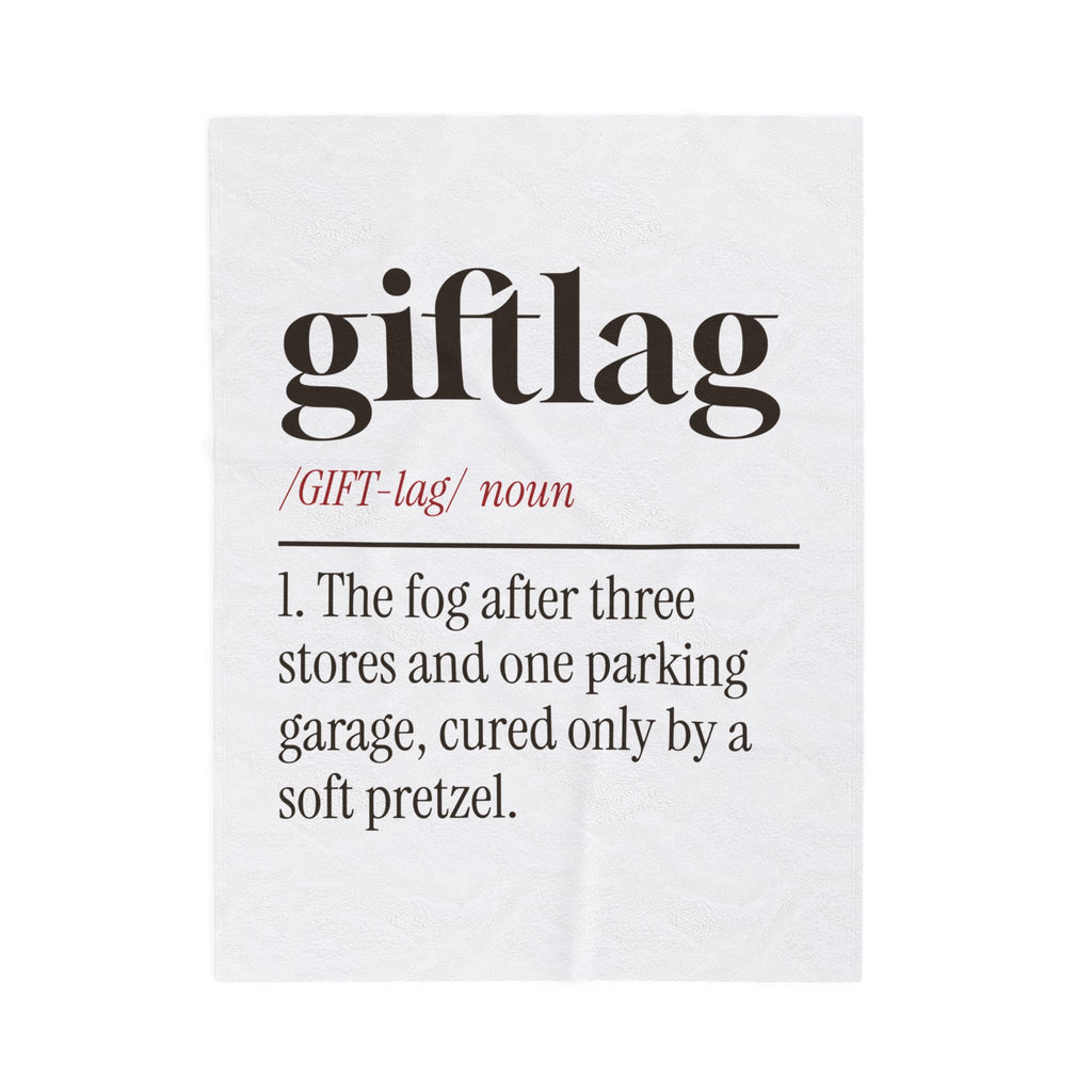 Funny Christmas Shopping Throw Blanket Giftlag Definition For Shoppers