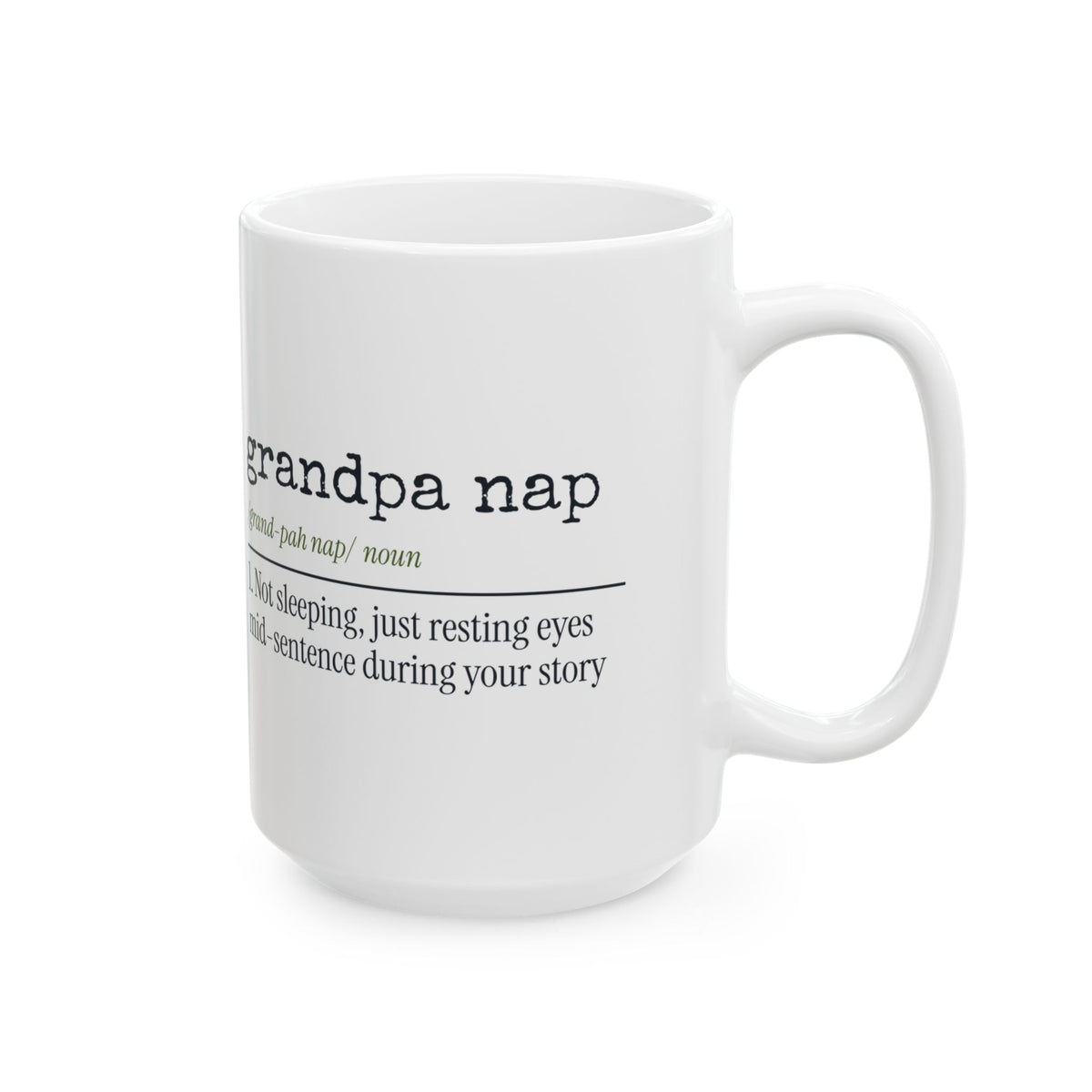 Funny Grandpa Nap Dictionary Coffee Mug For Grandpa