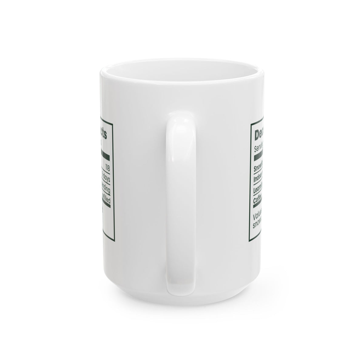 Funny Christmas Coffee Mug December Facts Indoor Recess 9 Days
