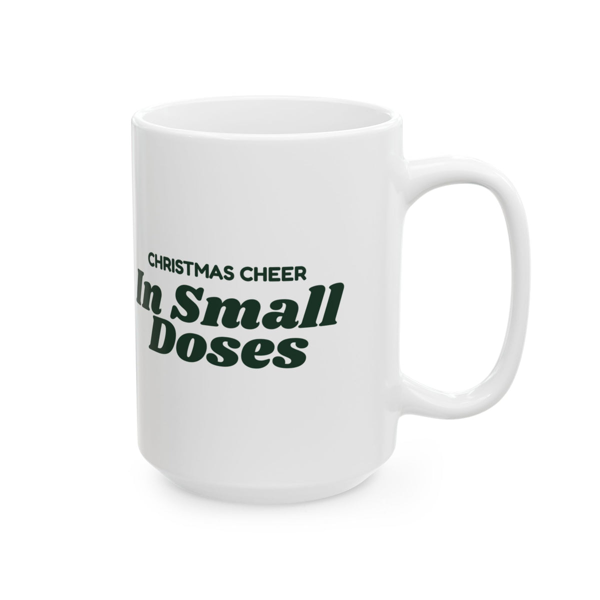 Funny Introvert Christmas Coffee Mug Christmas Cheer In Small Doses