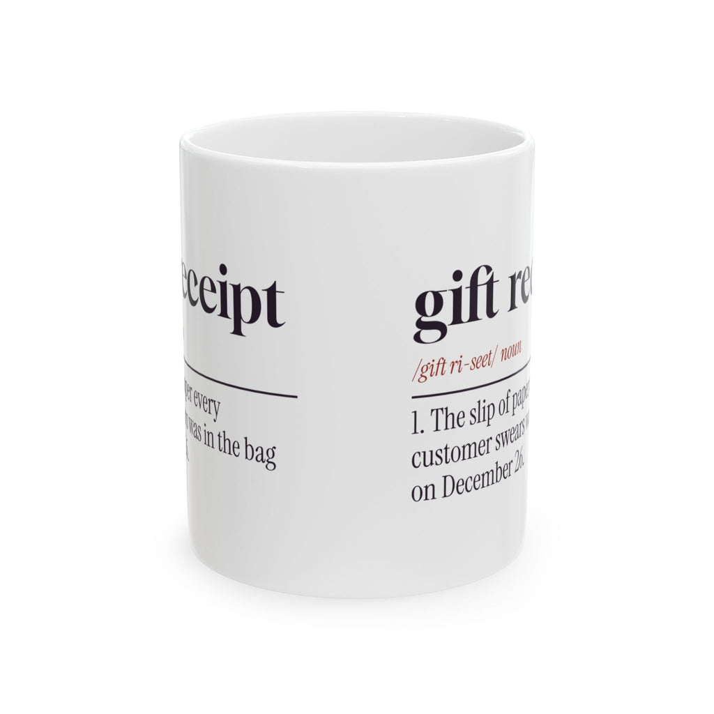 Funny Christmas Retail Coffee Mug It Was In The Bag Definition