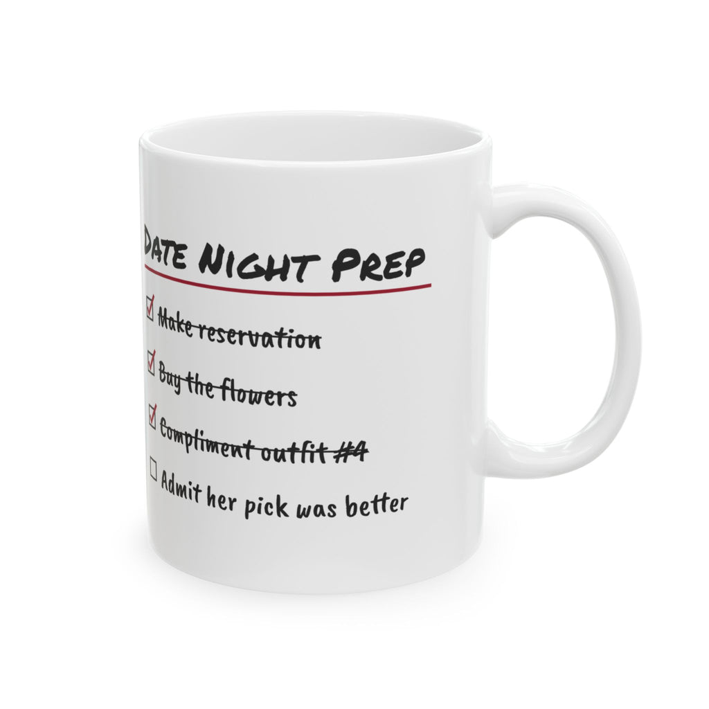 Funny Wife Coffee Mug Date Night Checklist For Wife