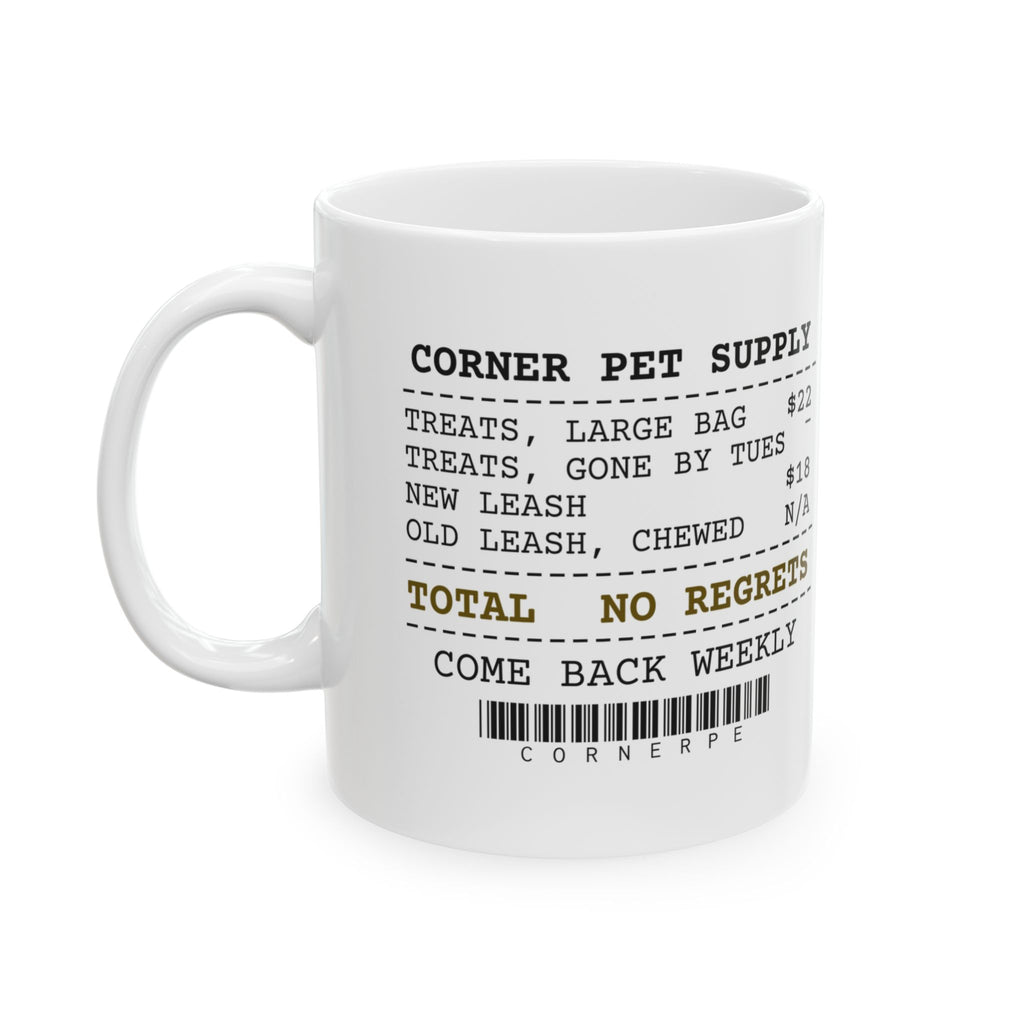 Dog Dad Coffee Mug Pet Supply Run No Regrets
