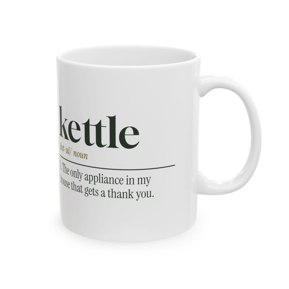 Funny Tea Lover Mug Kettle Definition For Tea Drinkers