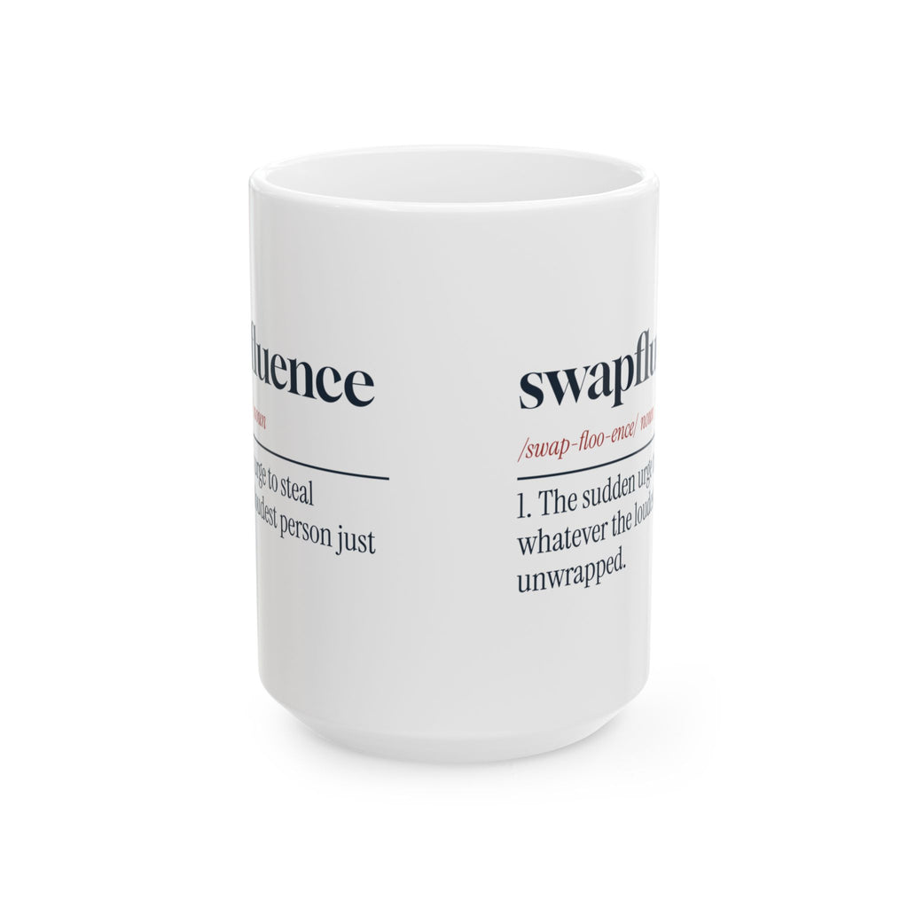 Funny White Elephant Coffee Mug Swapfluence Dictionary Definition