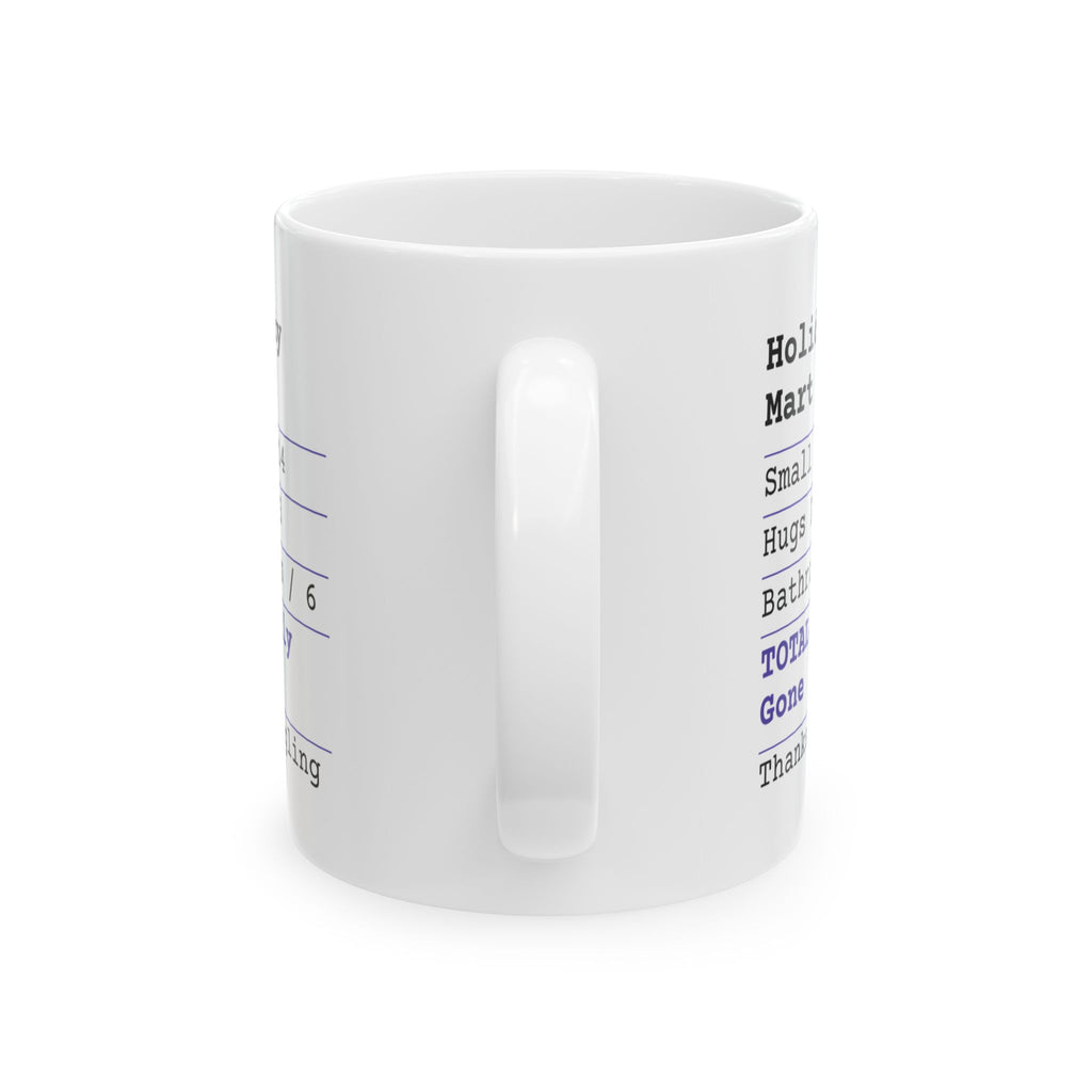 Funny Christmas Coffee Mug Holiday Party Receipt Quietly Gone