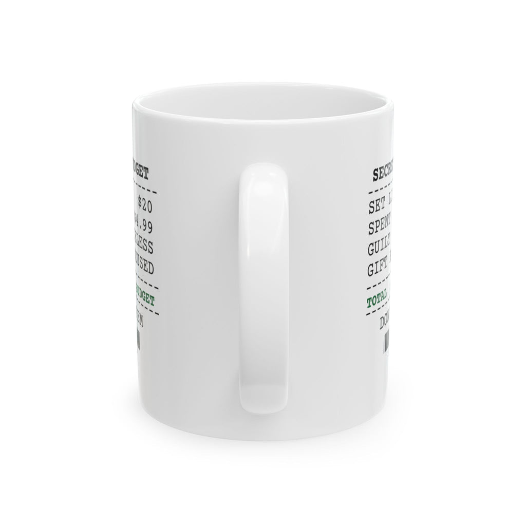 Funny White Elephant Mug Still Under Budget