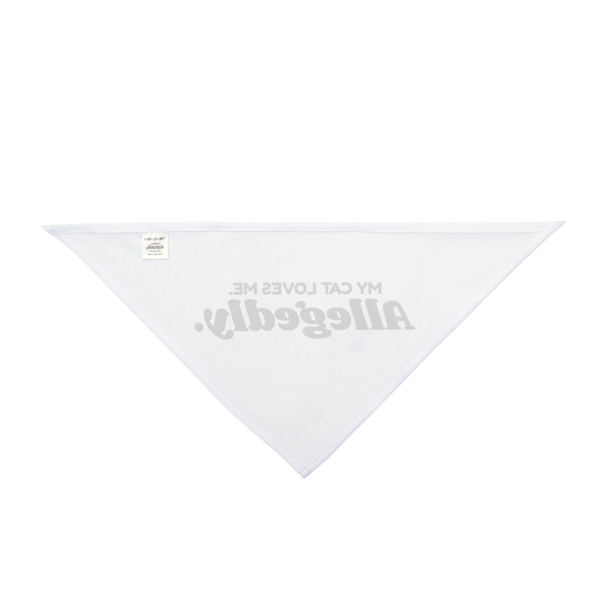 Funny Cat Dad Dog Bandana My Cat Loves Me Allegedly For Cat Dads