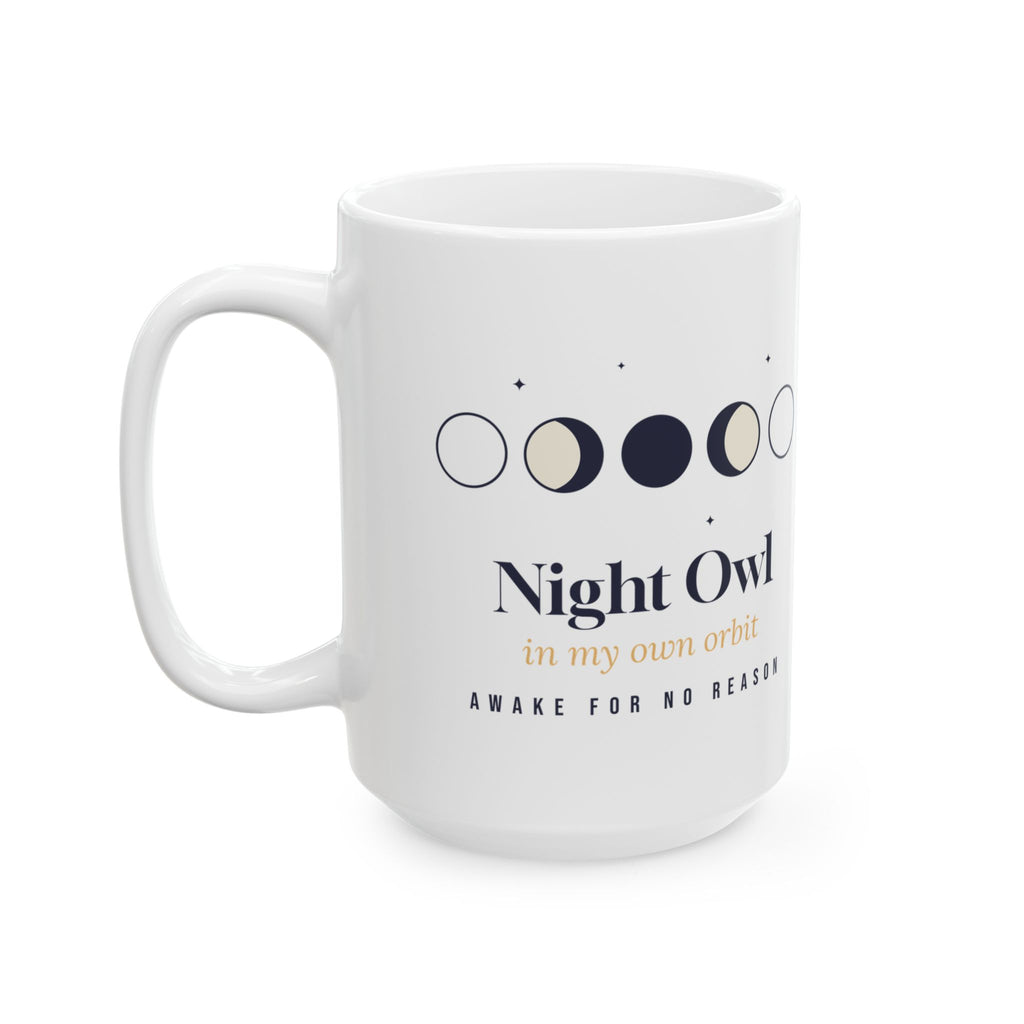 Night Owl Coffee Mug In My Own Orbit Moon Phases
