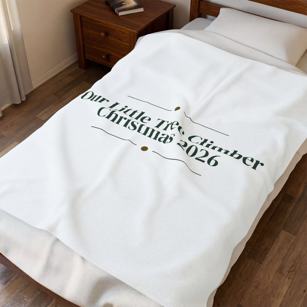 Christmas Cat Throw Blanket Our Little Tree Climber Christmas 2026
