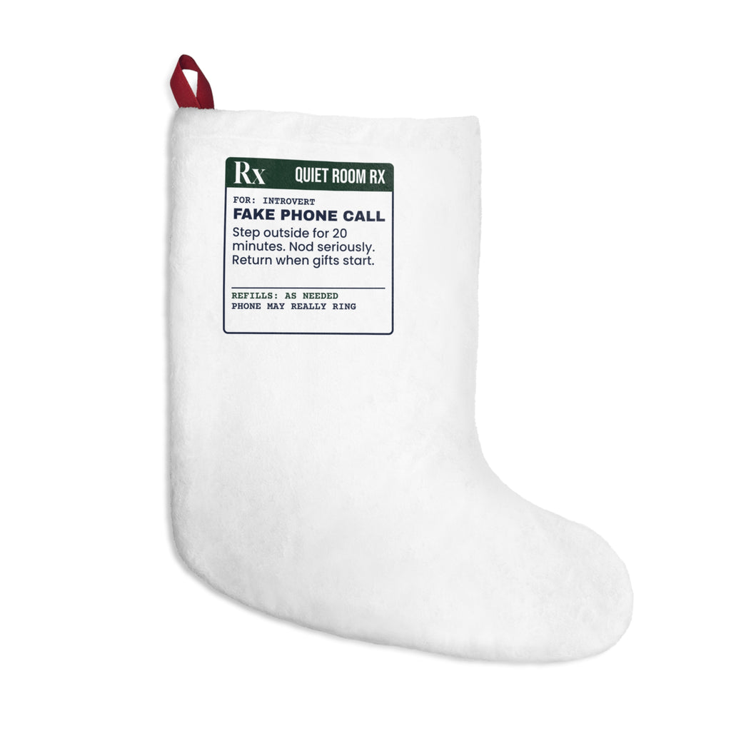 Funny Christmas Stocking Fake Phone Call Prescription For