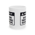 Funny Barber Mug Do Not Move While I Sip Barber Warning For Barbers