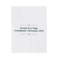 Christmas Throw Blanket Proud New Papa Grandbaby Christmas 2026 For Grandpa