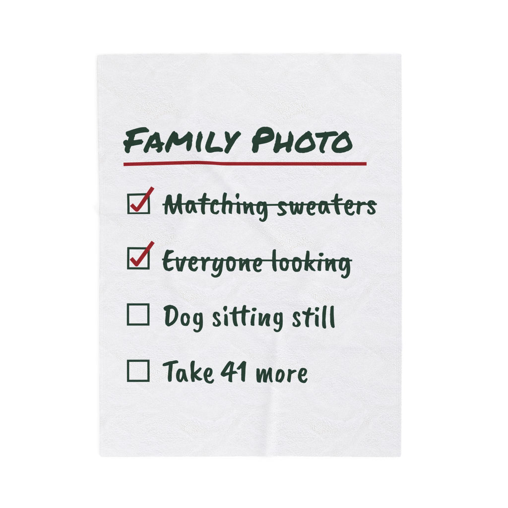 Funny Christmas Throw Blanket Family Photo Take 41 More For Families