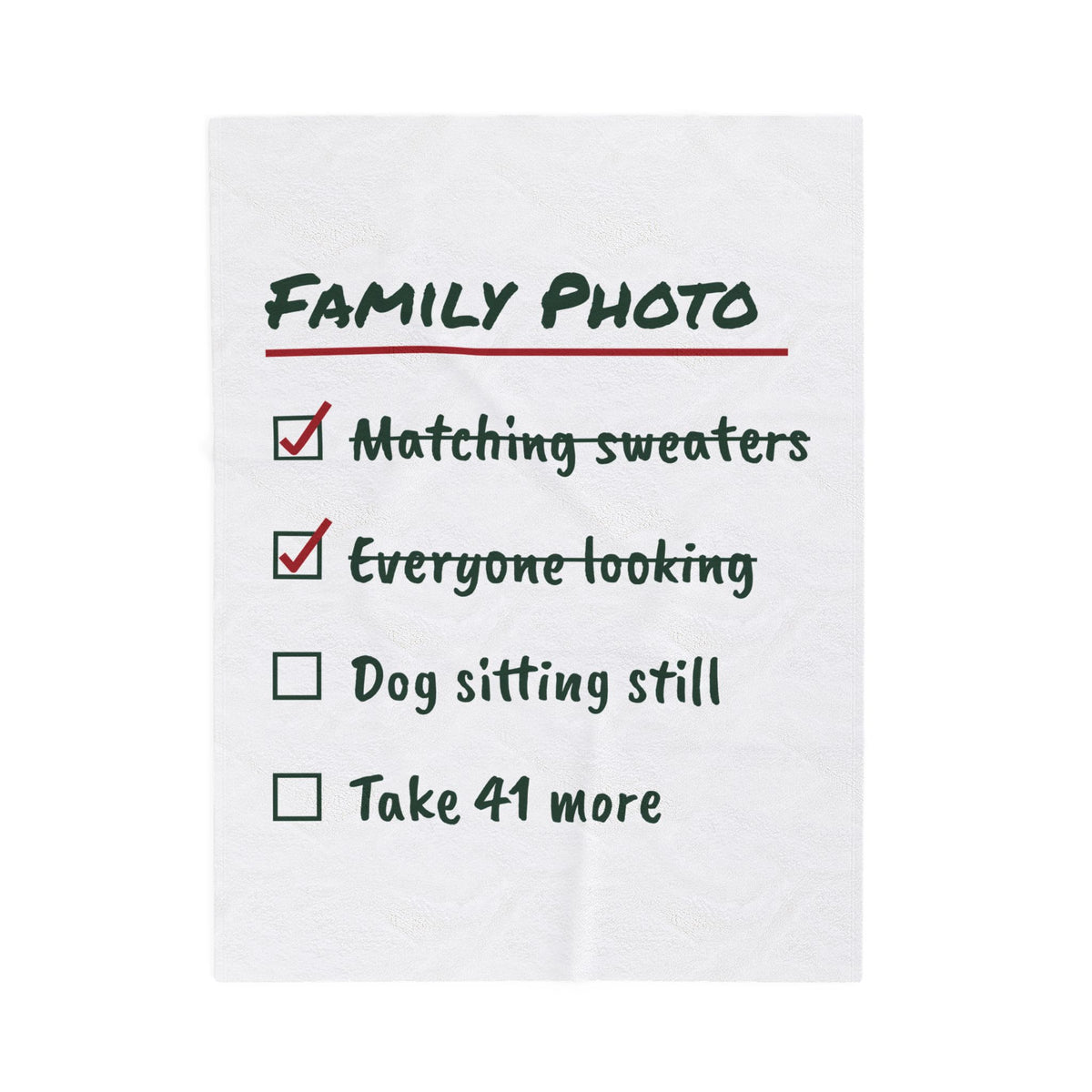 Funny Christmas Throw Blanket Family Photo Take 41 More For Families