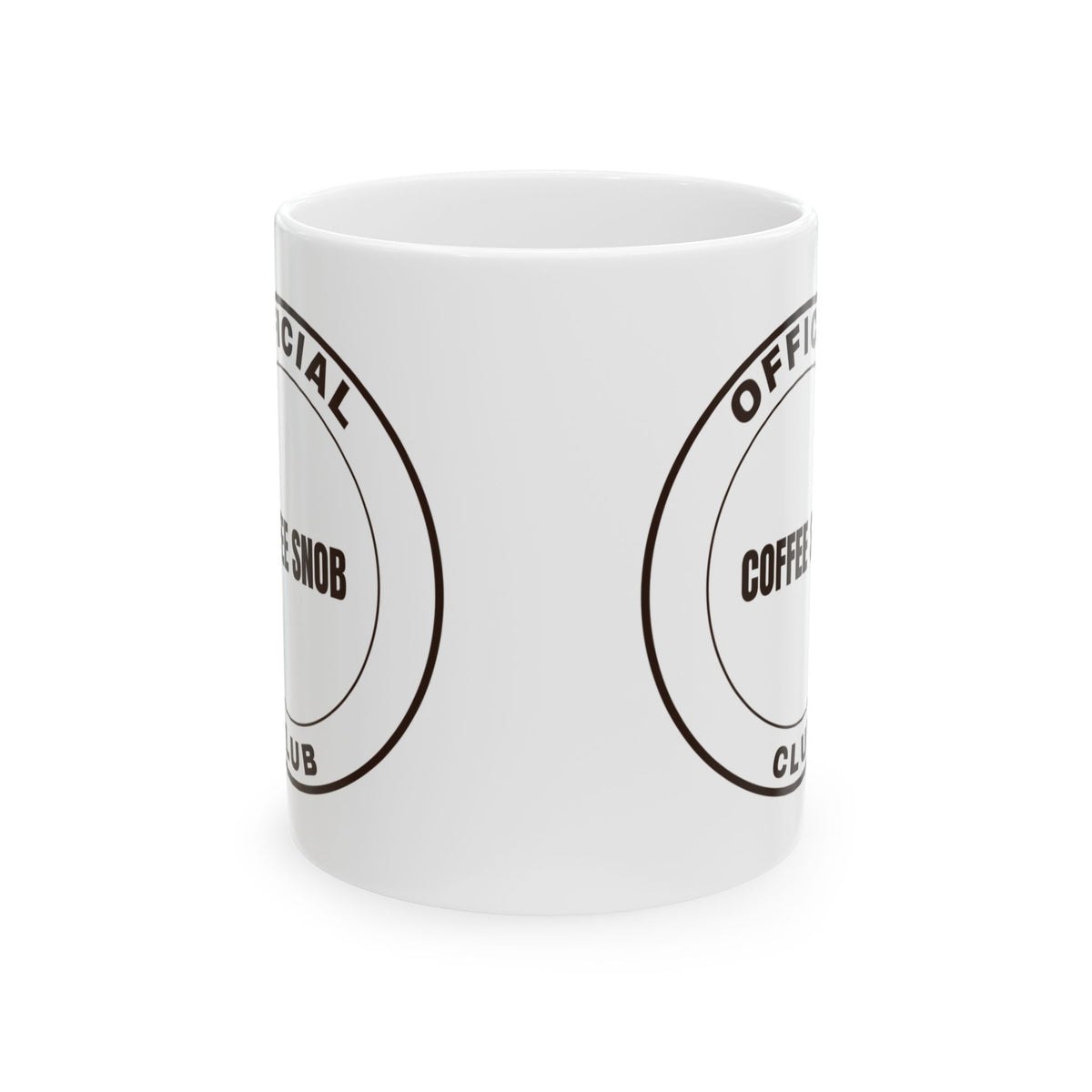 Official Coffee Snob Club Coffee Mug, Funny Coffee