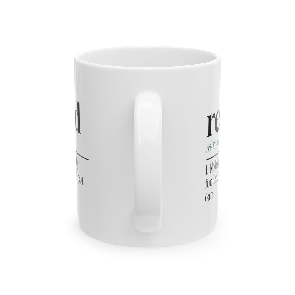 Retired Coffee Mug Awake Past 6am For Dad