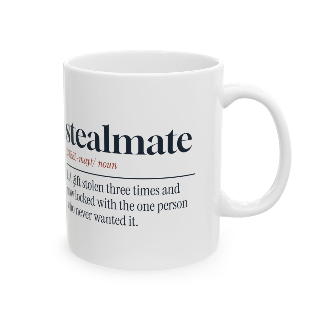 Funny White Elephant Coffee Mug Stealmate Locked With The Wrong Person