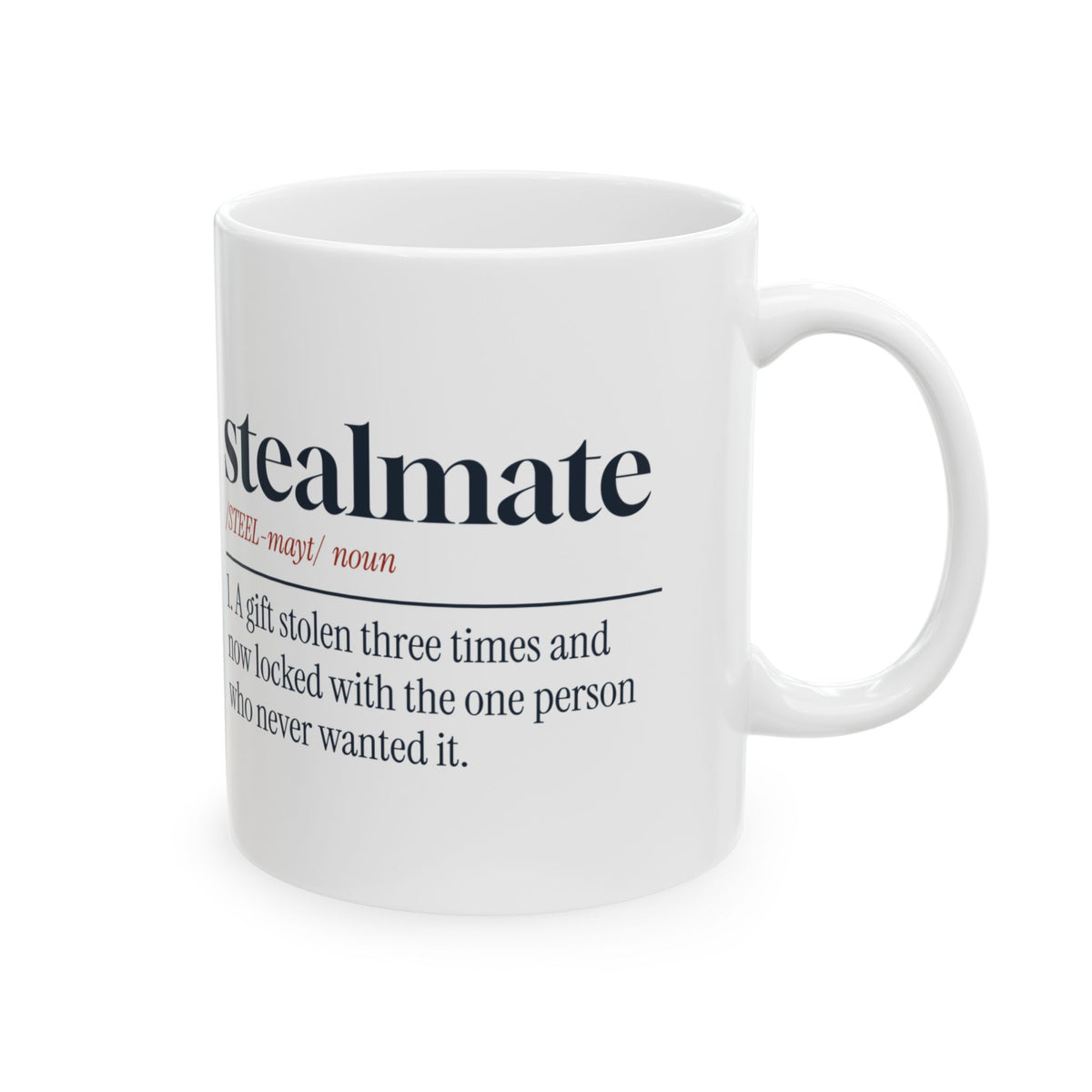 Funny White Elephant Coffee Mug Stealmate Locked With The Wrong Person