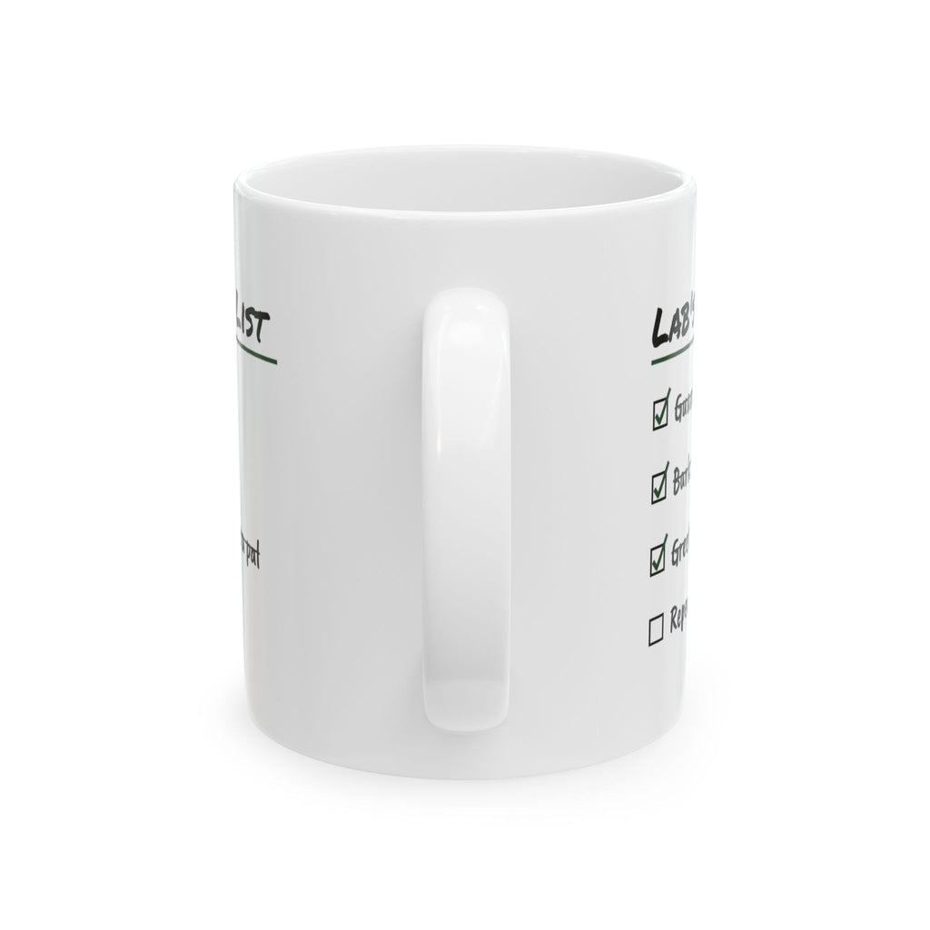 Lab's To-Do List Coffee Mug For Dog Lovers