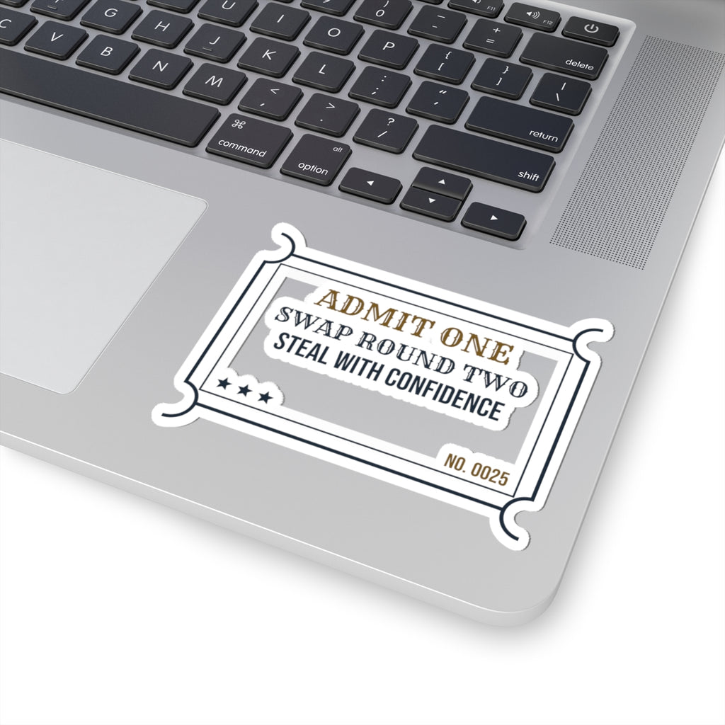 Funny White Elephant Sticker Swap Round Two Steal With Confidence