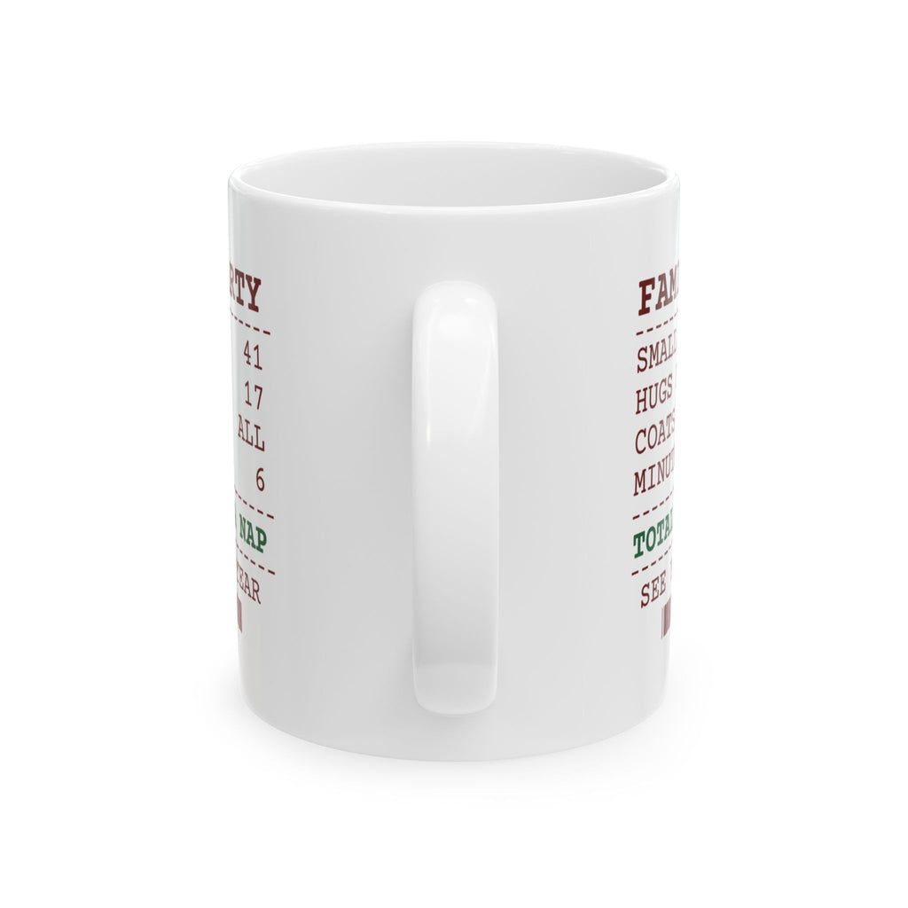 Funny Christmas Introvert Coffee Mug Small Talk 41 Party Receipt