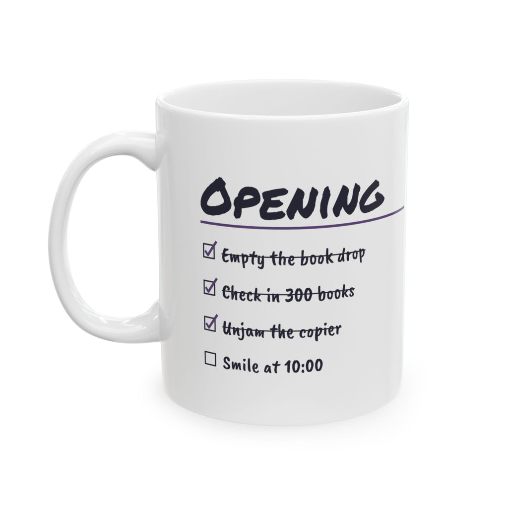 Funny Librarian Coffee Mug Empty The Book Drop Check In 300 Books