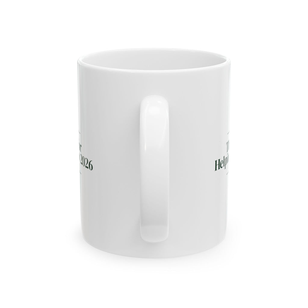 Christmas Teacher Coffee Mug Thank You For Helping Me Grow 2026