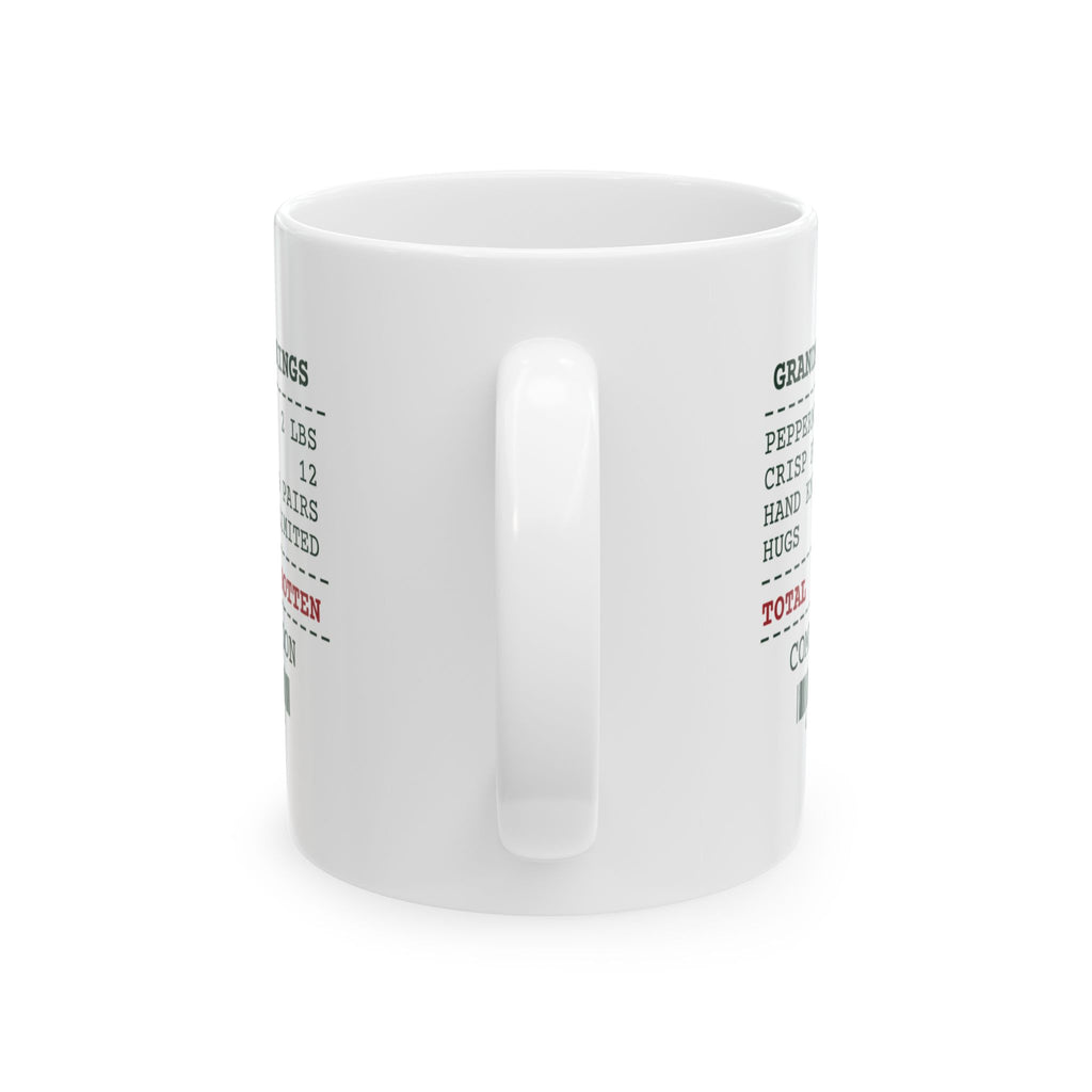 Funny Grandma Christmas Coffee Mug Grandma's Stocking Receipt