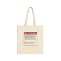 Funny Christmas Tote Bag Nodding Along 200mg Through Sunday