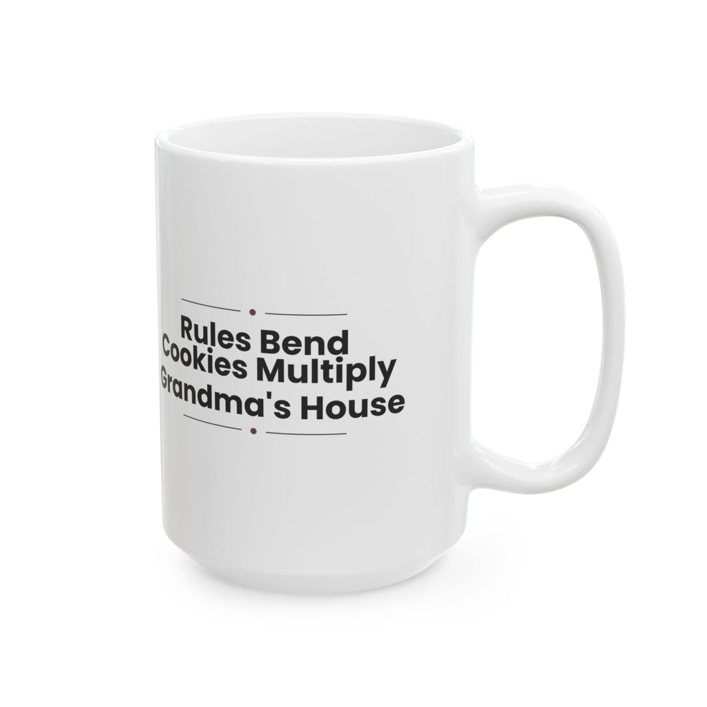 Funny Grandma Coffee Mug Rules Bend Cookies Multiply For Grandma
