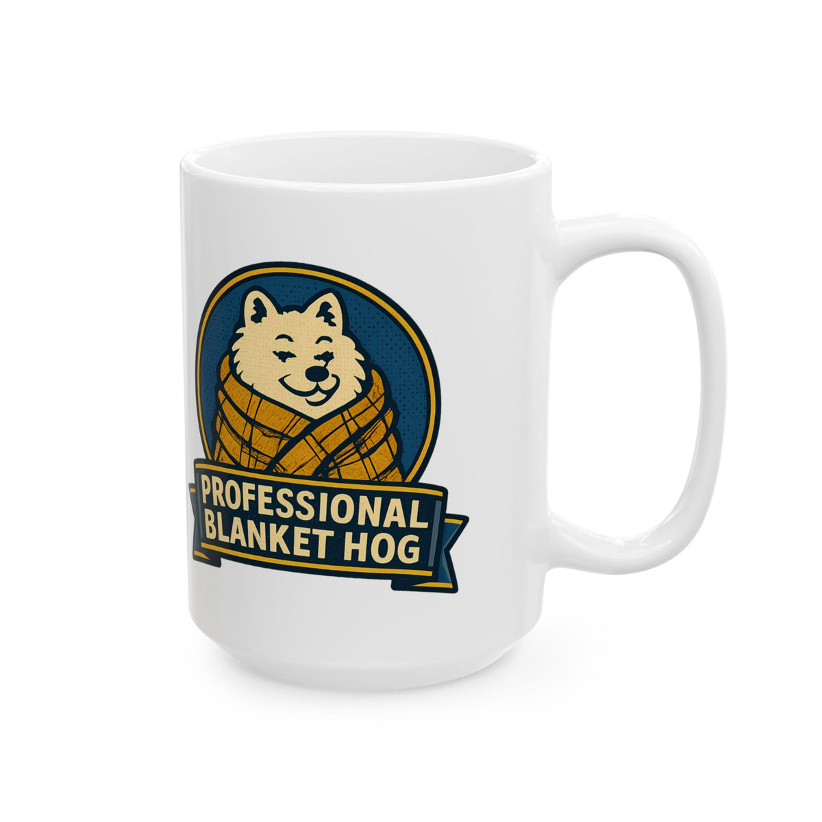 Funny Professional Blanket Hog Dog Mom Dog Dad Cozy Coffee Mug