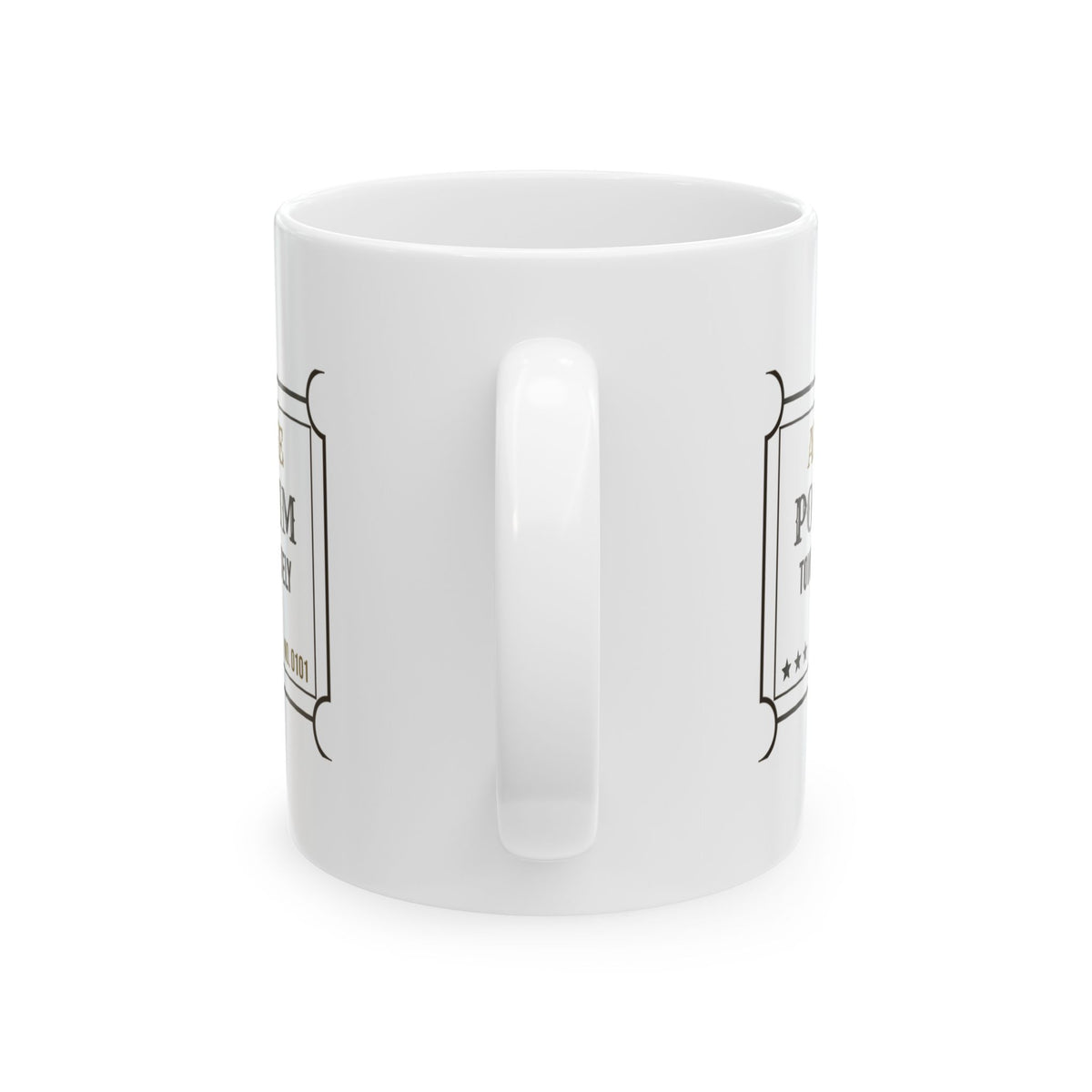 Funny Labrador Coffee Mug Admit One Pond Swim Towel Sold Separately