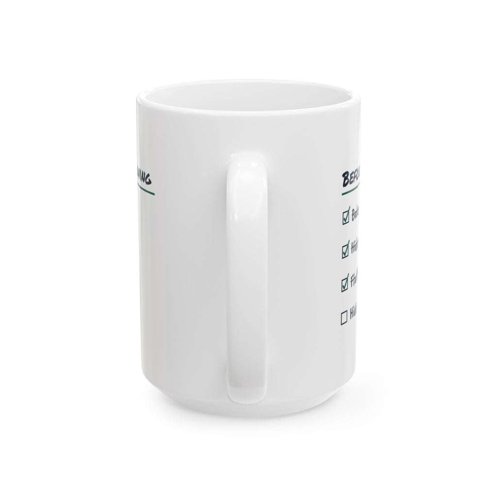 Funny Real Estate Agent Coffee Mug Before The Showing Checklist
