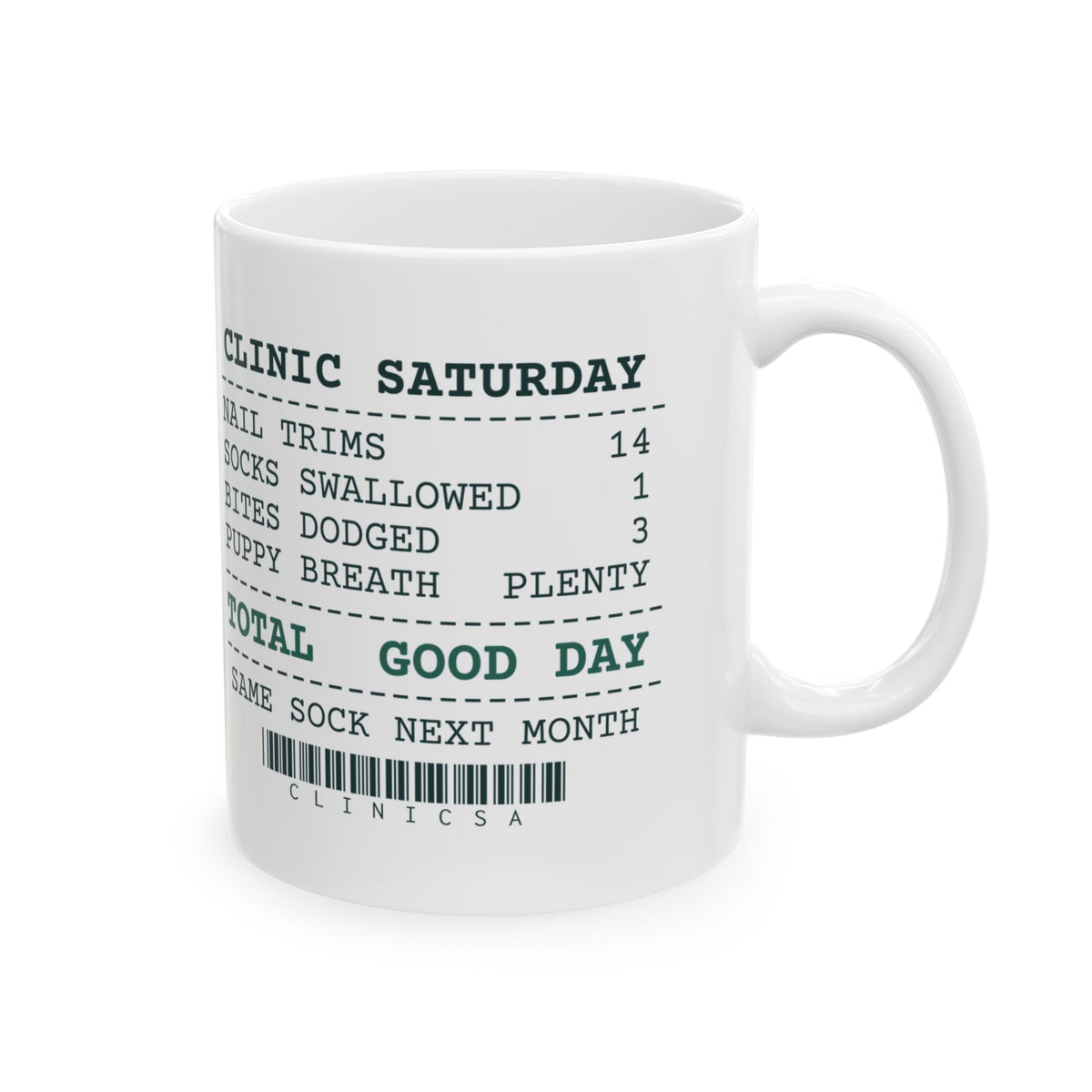 Funny Veterinarian Coffee Mug Socks Swallowed 1 Bites Dodged 3