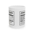 Construction Mug Jobsite Facts Nutrition Label
