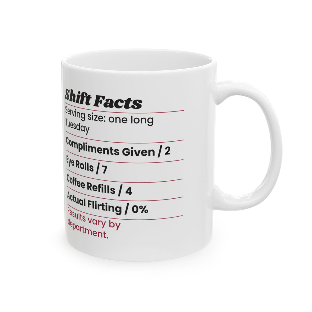 Funny Valentine Shift Facts Coffee Mug For Coworkers