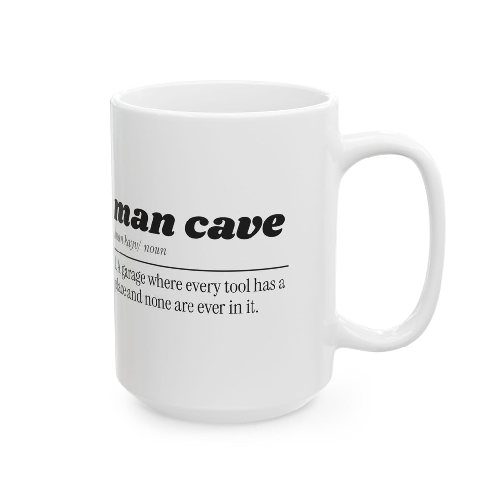 Funny Garage Dad Coffee Mug Man Cave Definition For Dad